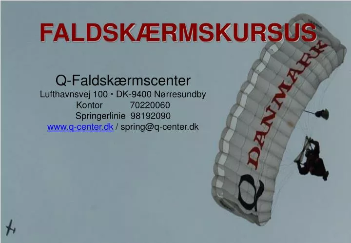 faldsk rmskursus