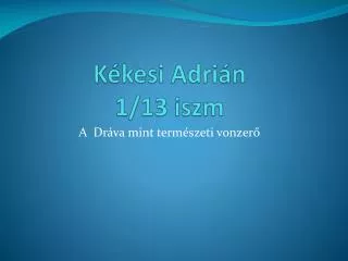 k kesi adri n 1 13 iszm