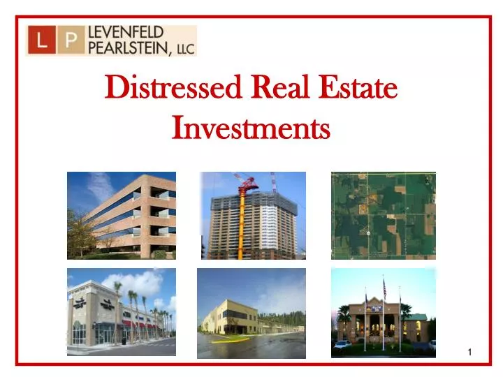 distressed real estate investments