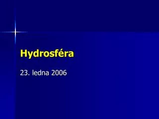 hydrosf ra
