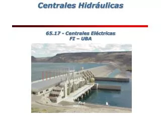 centrales hidr ulicas