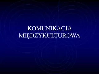komunikacja mi dzykulturowa