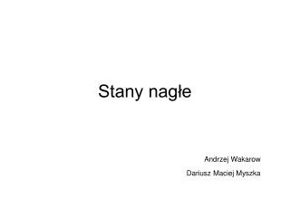 stany nag e