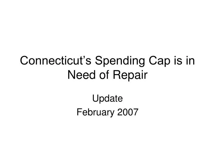 connecticut s spending cap is in need of repair