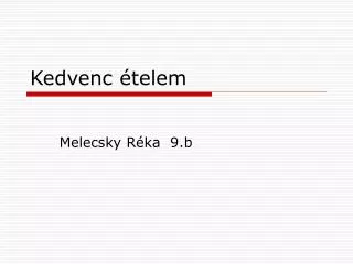kedvenc telem