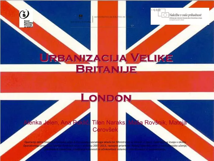 urbanizacija velike britanije london