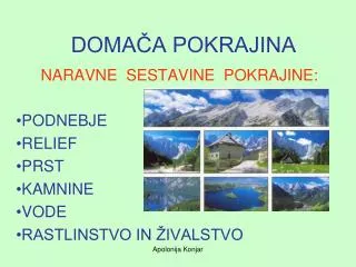 doma a pokrajina