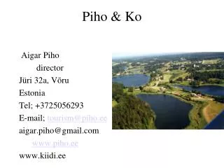 piho ko