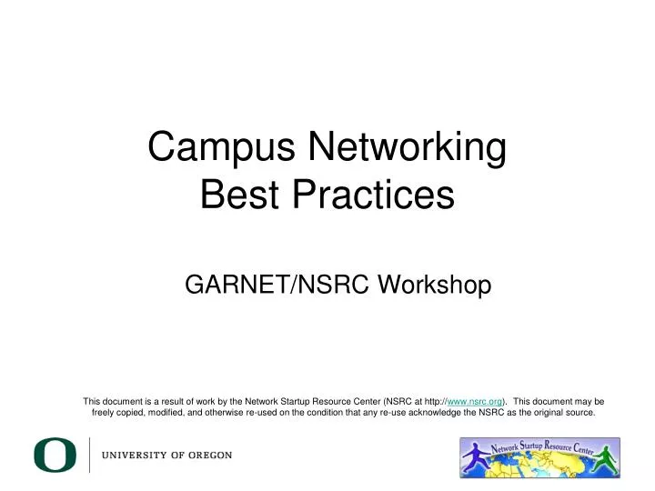 campus networking best practices