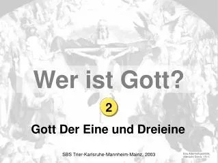 wer ist gott