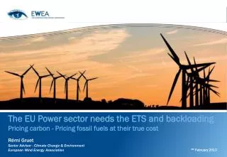 The EU Power sector needs the ETS and backloading