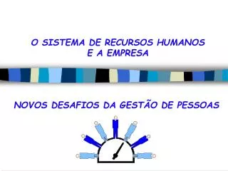 o sistema de recursos humanos e a empresa