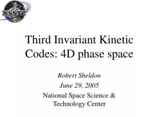 Third Invariant Kinetic Codes: 4D phase space