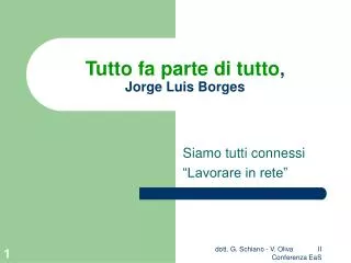 tutto fa parte di tutto jorge luis borges