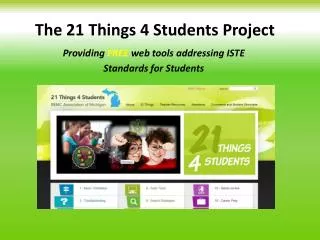 The 21 Things 4 Students Project