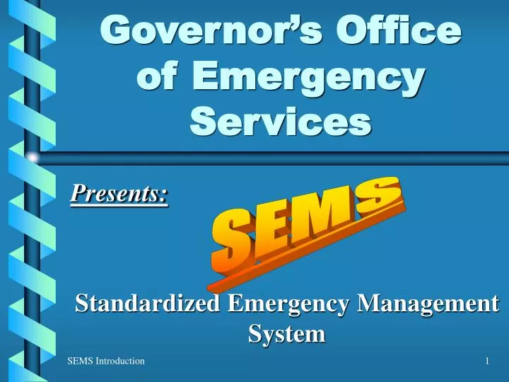 governor s office of emergency services