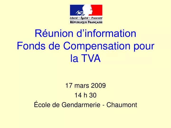17 mars 2009 14 h 30 cole de gendarmerie chaumont