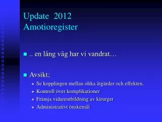 Update 2012 Amotioregister
