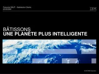 b tissons une plan te plus intelligente