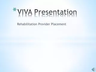 VIVA Presentation