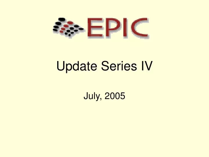 update series iv
