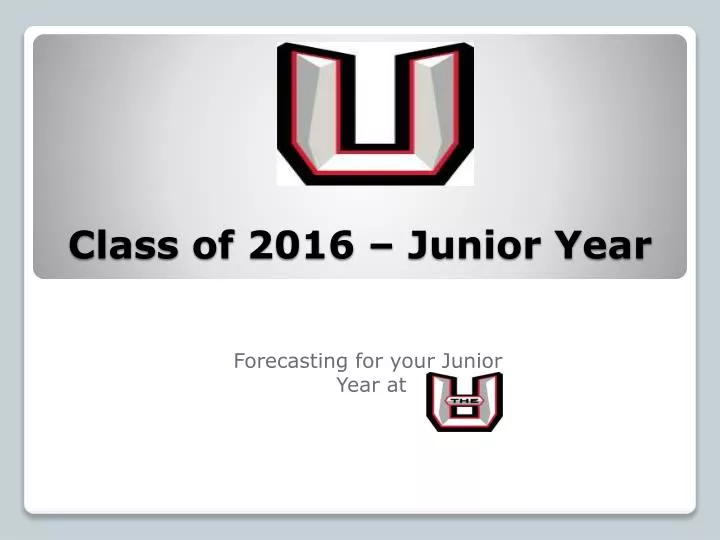 class of 2016 junior year