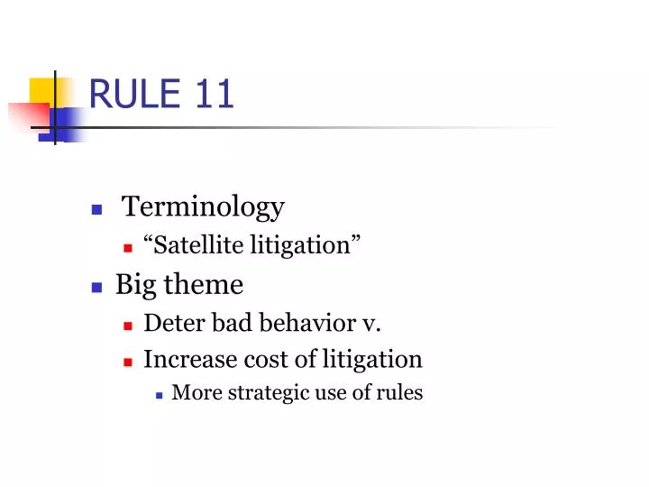 rule 11