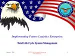 Total Life Cycle System Management - slide 1