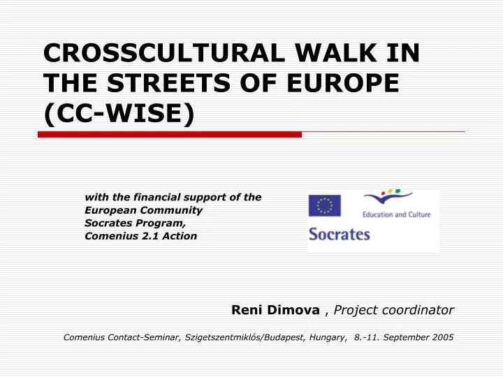 crosscultural walk in the streets of europe cc wise
