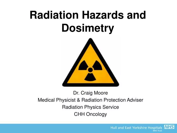 radiation hazards and dosimetry