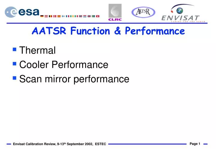 aatsr function performance