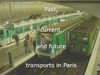 transports in Paris