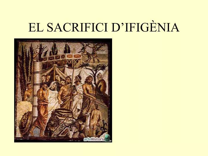 el sacrifici d ifig nia