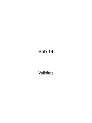 bab 14