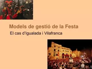 models de gesti de la festa