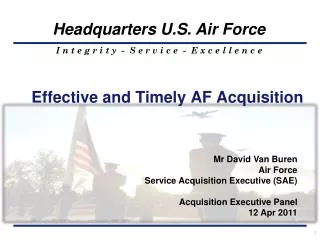 Effective and Timely AF Acquisition