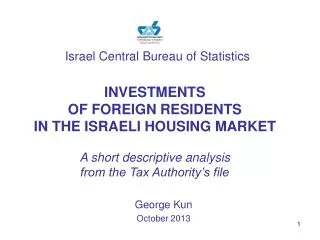 Israel Central Bureau of Statistics
