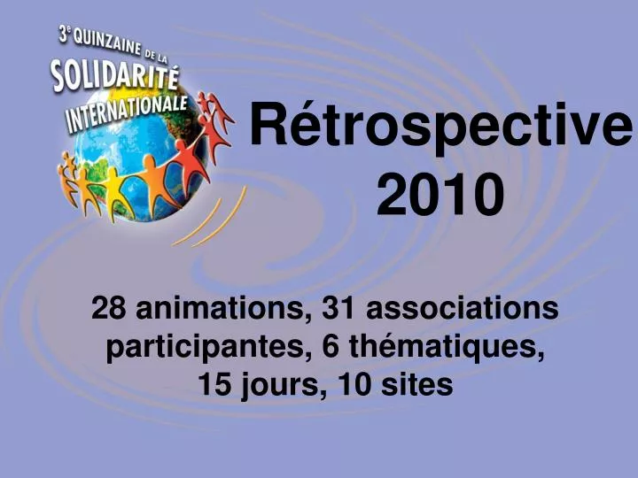 r trospective 2010