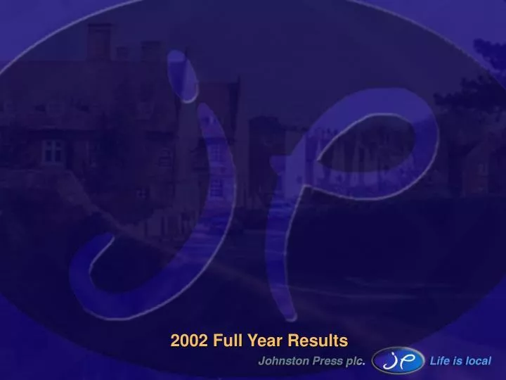 2002 full year results