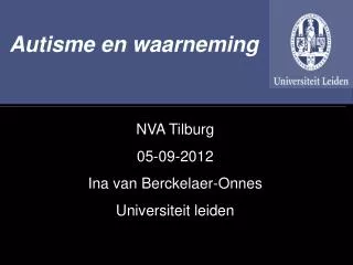 autisme en waarneming