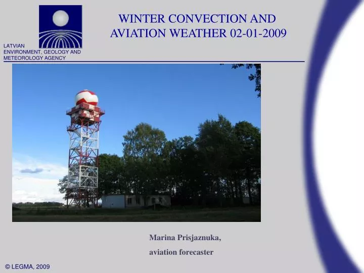 winter convection and aviation weather 02 01 2009