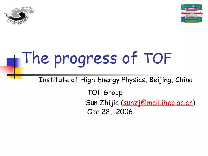 the progress of tof