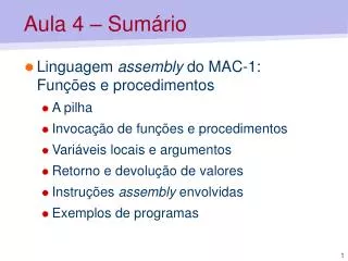 aula 4 sum rio