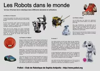 les robots dans le monde