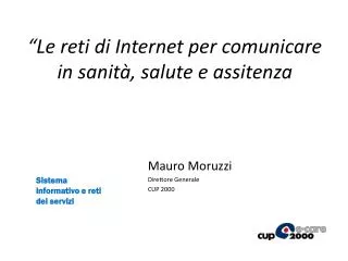 mauro moruzzi direttore generale cup 2000