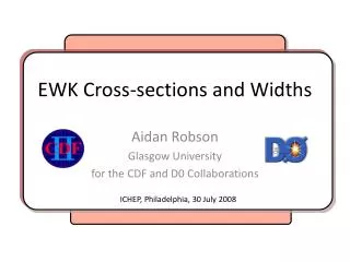 EWK Cross-sections and Widths