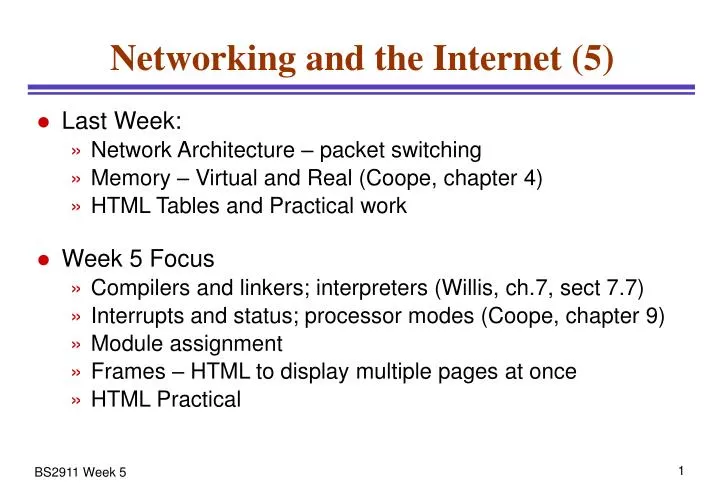 networking and the internet 5