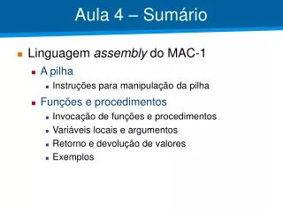 aula 4 sum rio