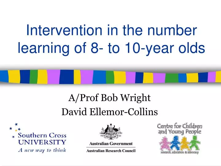 intervention in the number learning of 8 to 10 year olds