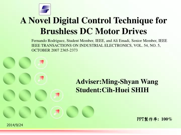 a novel digital control technique for brushless dc motor drives
